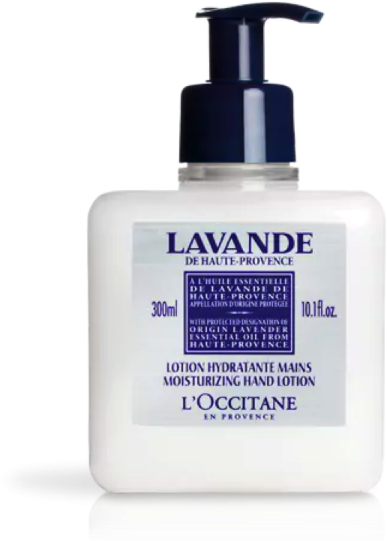 $24 - - L'occitane Lavender Moisturizing Hand Lotion (600x600), Png Download