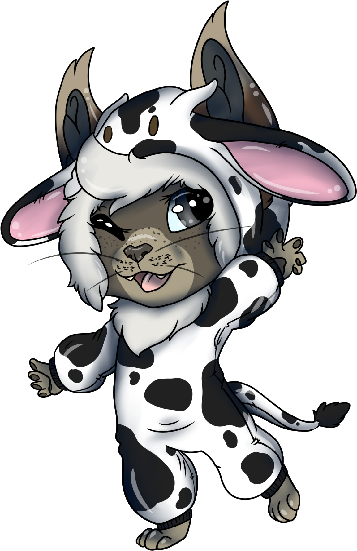 Cowgirl Kigu - Cartoon (1469x1811), Png Download