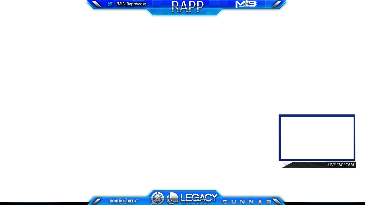 Overlay's Para O Rapp Com E Sem Facecam - O Rappa (1280x720), Png Download