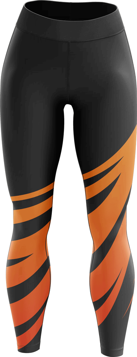 Meteor Ladies Sublimated Dance Leggings - Tights (450x1171), Png Download