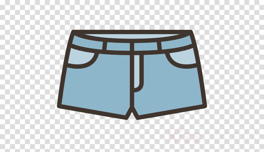 Jean Shorts Clip Art Clipart T-shirt Shorts Clip Art - Shorts Icon Png (900x520), Png Download