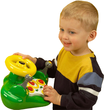 Busy Driver John Deere (750x690), Png Download