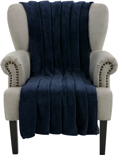Image For Fabric Throw - Club Chair (519x804), Png Download