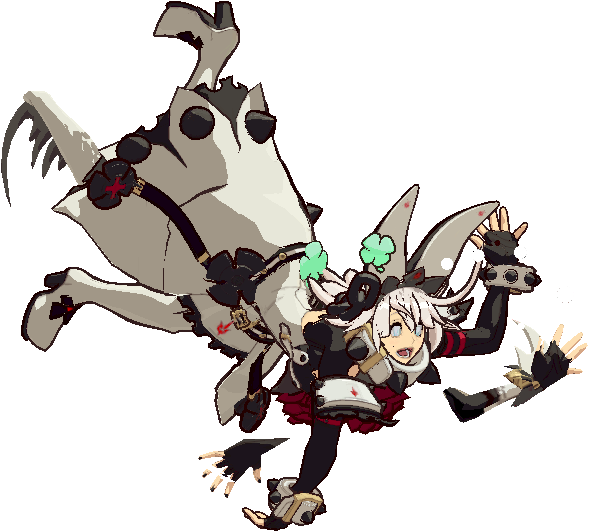 Ggxrd-elphelt Airthrow - Elphelt Guilty Gear (589x532), Png Download