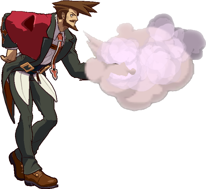 Ggxrd Slayer Groundthrow - Guilty Gear Slayer Throw (685x628), Png Download