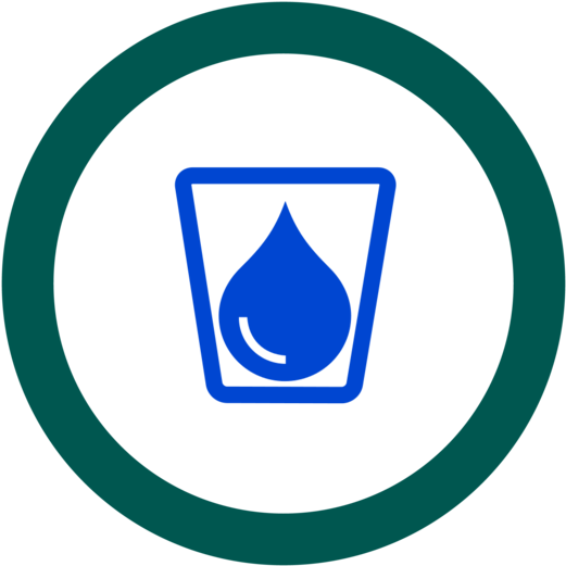 Badge Icon "water " Provided By The Noun Project Under - Support Portal (600x600), Png Download