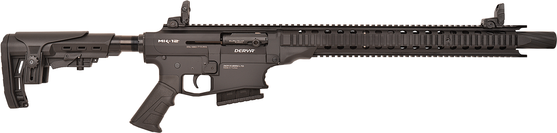 Mag Feed Shotgun Png Mag Feed Shotgun - Derya Mk 12 As 103sf (2000x544), Png Download