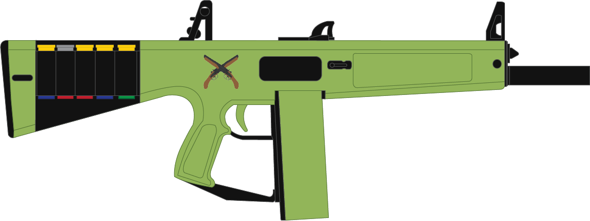 Ricochet's Aa-12 Shotgun - Atchisson Assault Shotgun (1172x440), Png Download