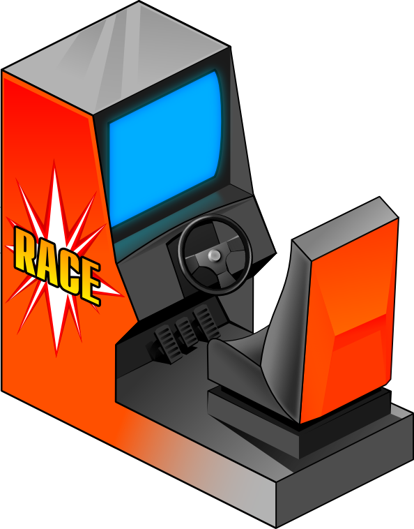 Png Download Arcade Clipart - Arcade Machine Vector Png (594x758), Png Download