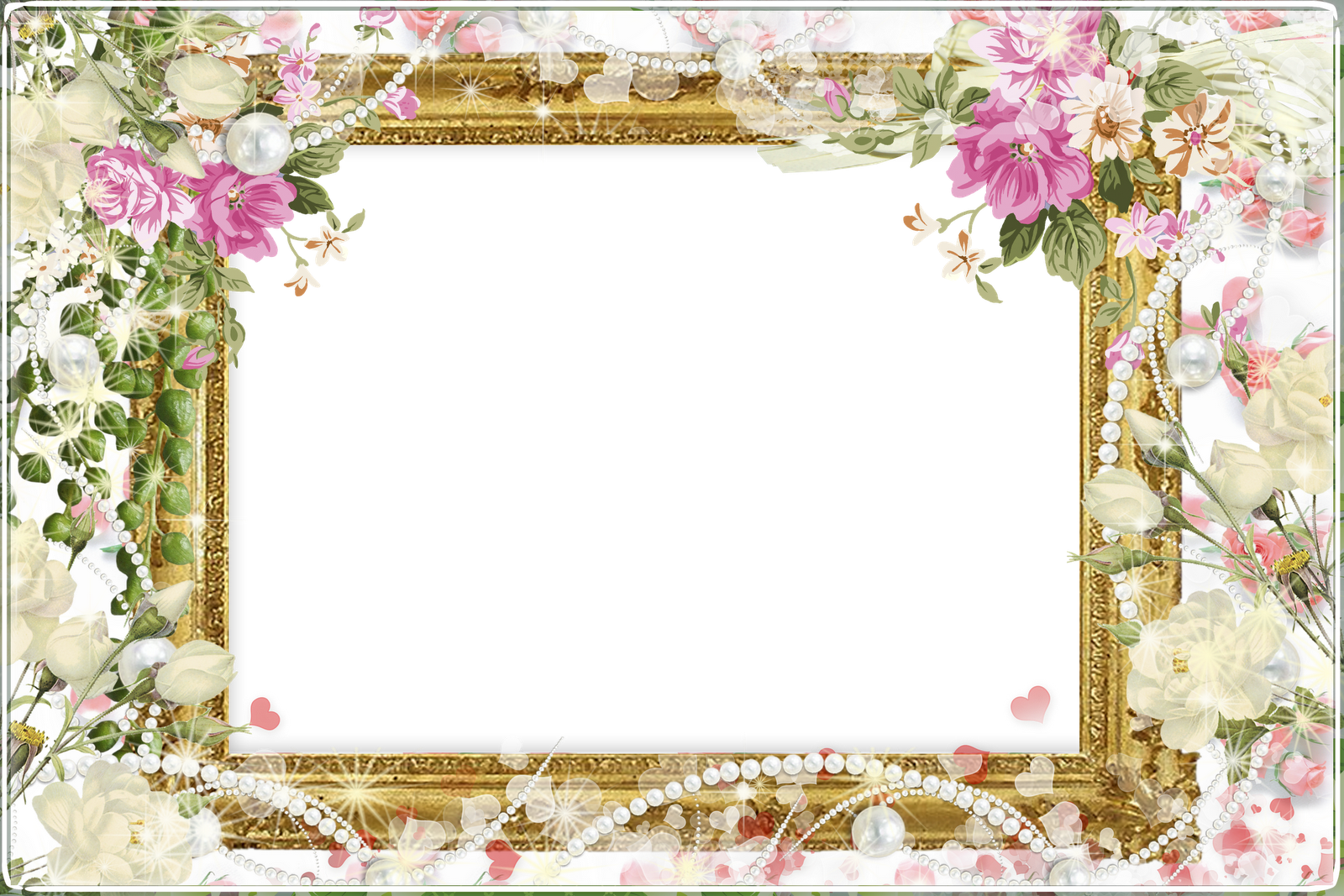 32 Frames Png Flores Central Photoshop Molduras Mulher - Photography (1600x1067), Png Download