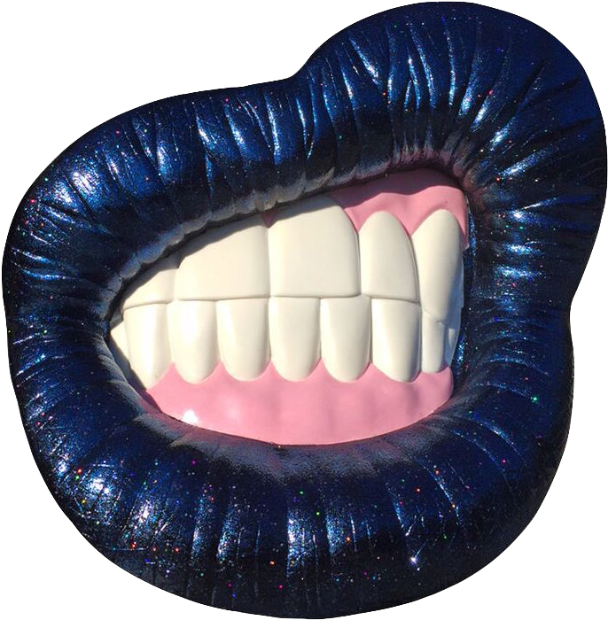 "lipsex Holographic Blue" - Afa (885x890), Png Download