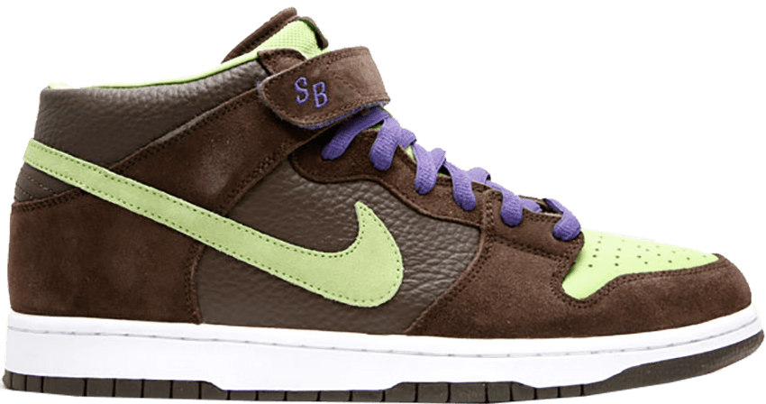 Dunk Mid Pro Sb 'donatello' - Jordan 1 Shadow 2013 (850x448), Png Download