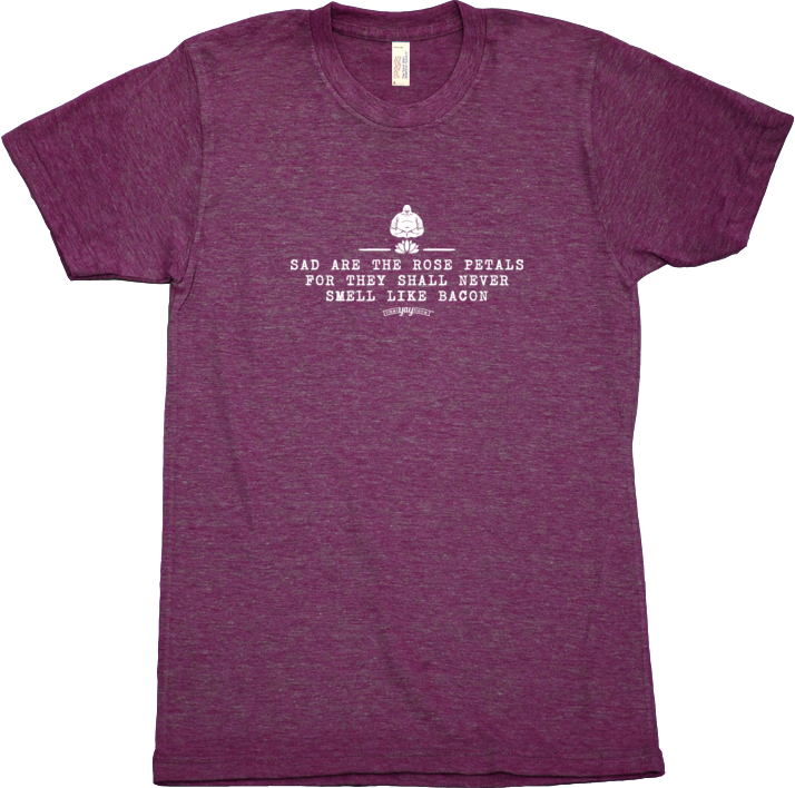 Men's Rose Petals Buddha - Active Shirt (714x708), Png Download