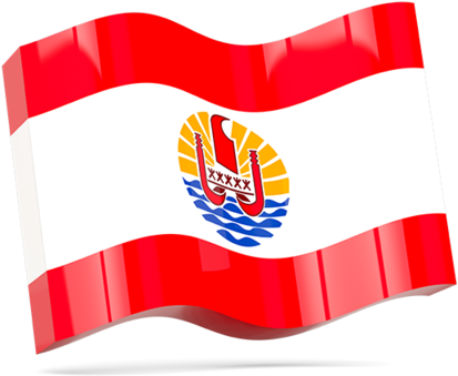 Illustration Of Flag Of French Polynesia - Pin Button Badge: French Polynesia - Polynesian Flag (640x480), Png Download