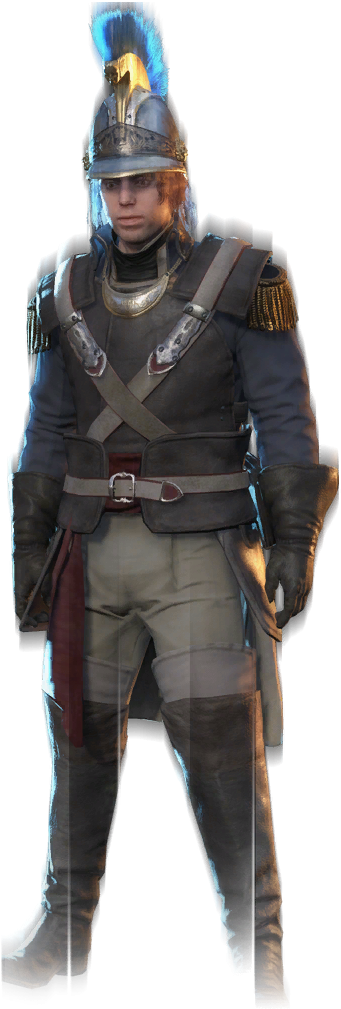 French Army - Assassin's Creed Unity Guard (364x1024), Png Download