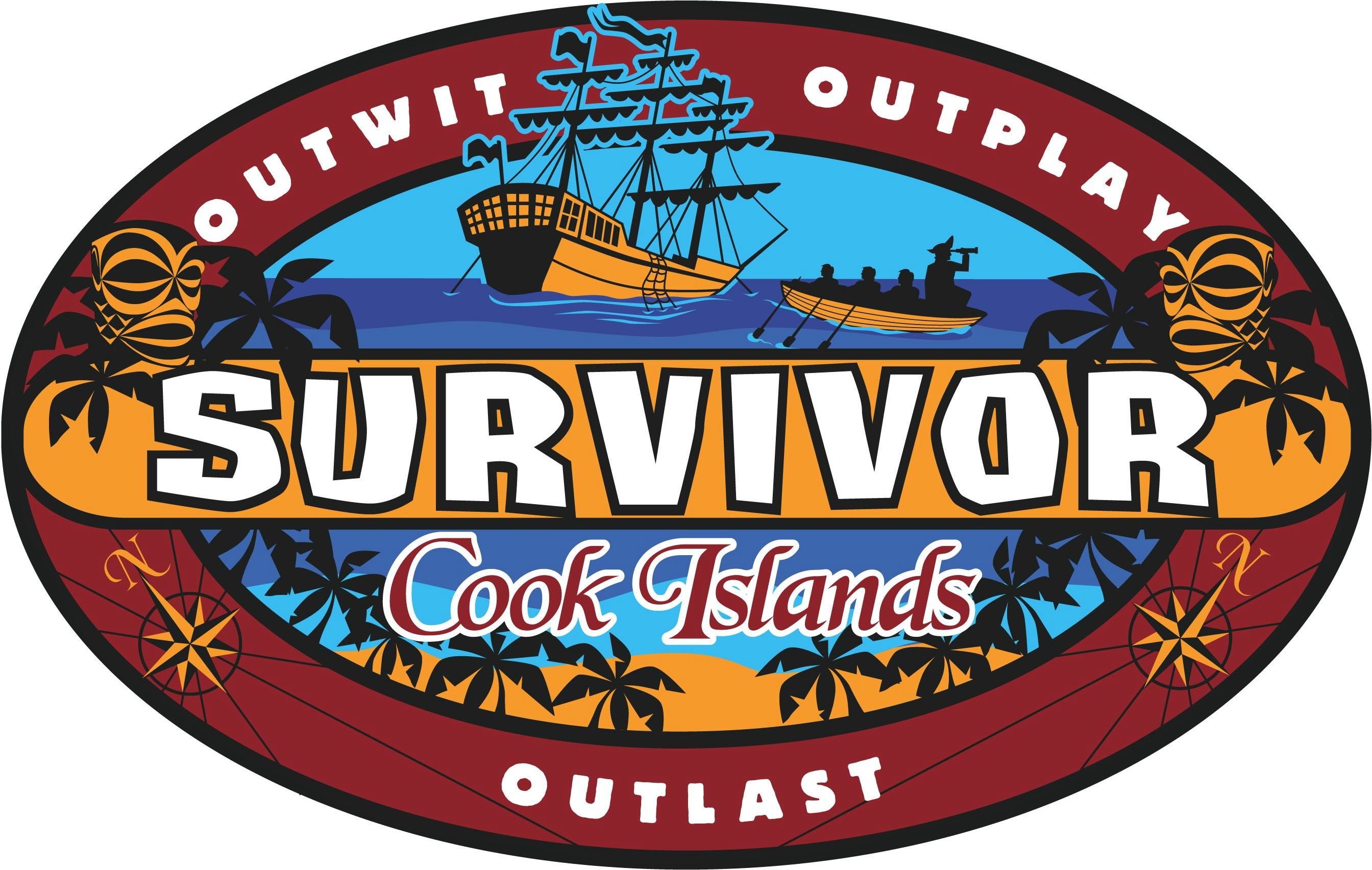 Survivor Cook Islands Logo (2688x1705), Png Download