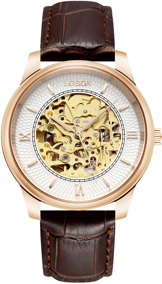 The Series Pays Tribute To The Three Great Roman Rulers - 2017 New Logo Men Binger 18k Gold Watch Famous Brand (1000x1000), Png Download