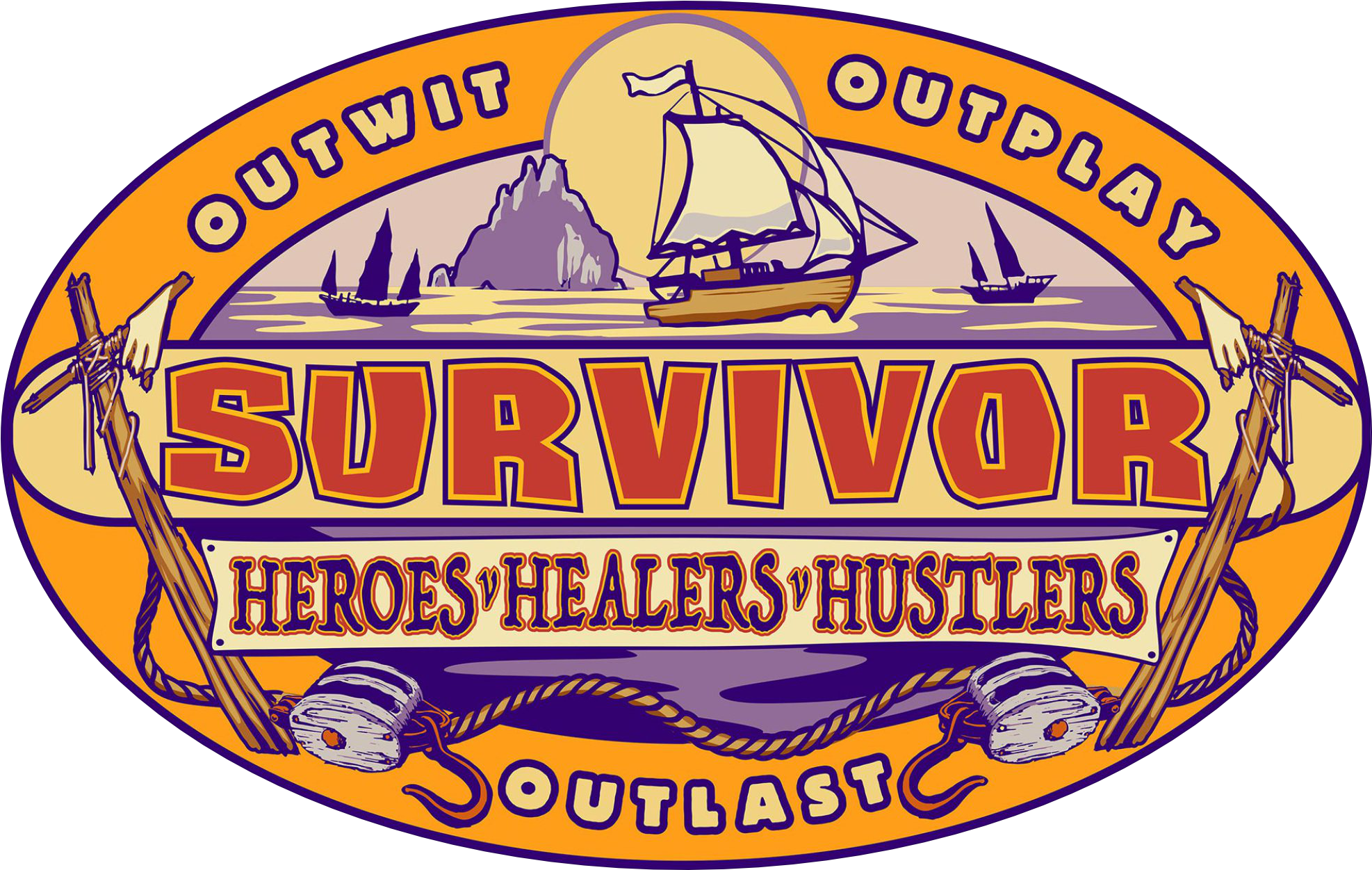 Heroes Vs - Survivor 35 Heroes Healers Hustlers (2000x1333), Png Download