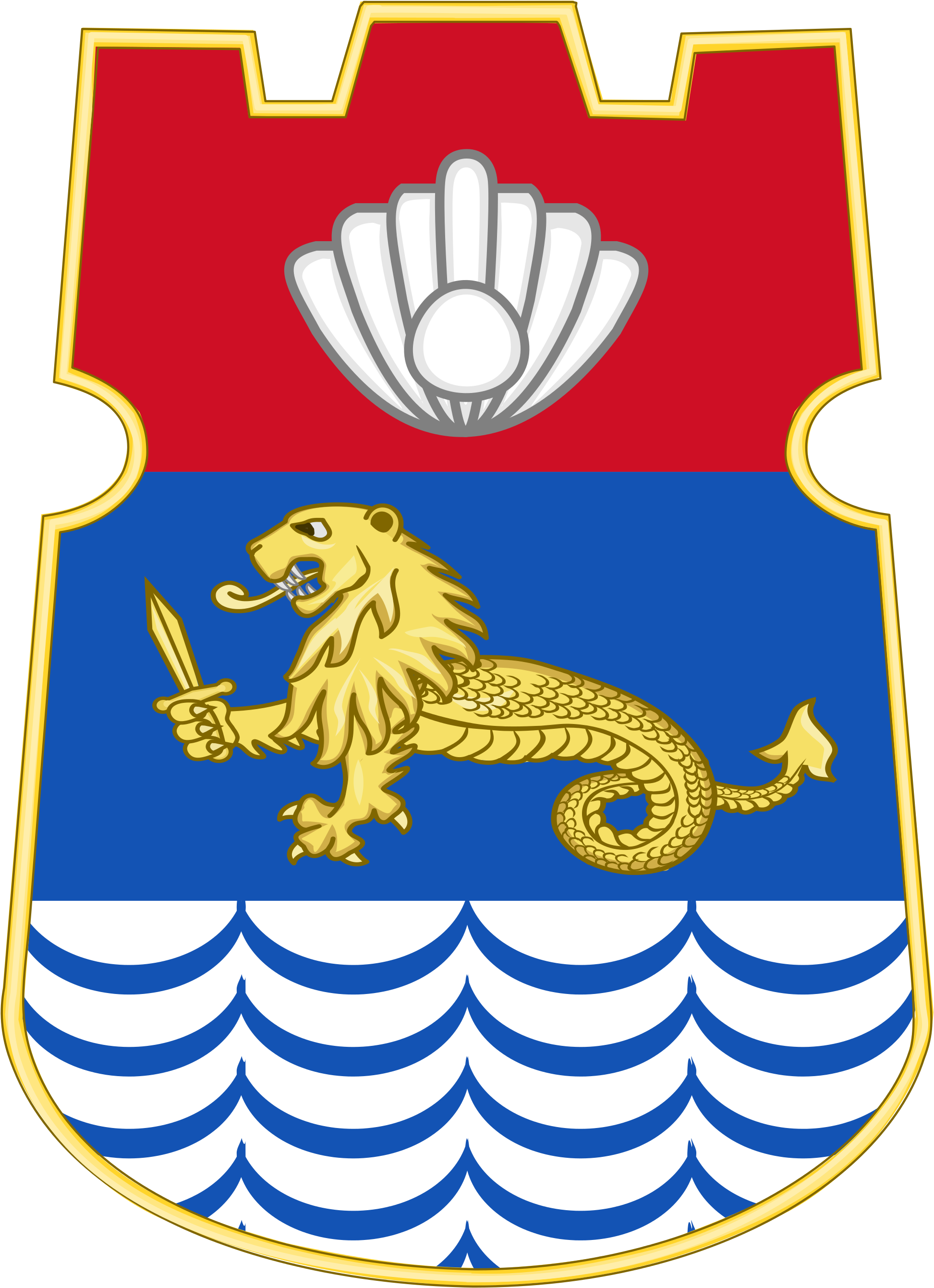 Open - Manila Coat Of Arms (2000x2716), Png Download