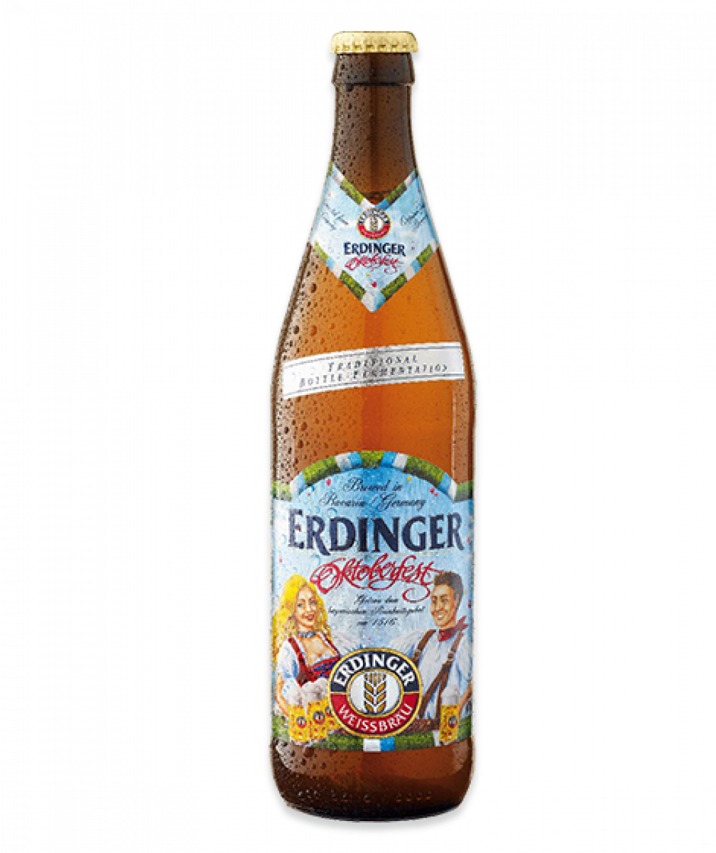 Erdinger Oktoberfest 500ml - Erdinger Weissbier (hefe-weizen) (1200x1200), Png Download
