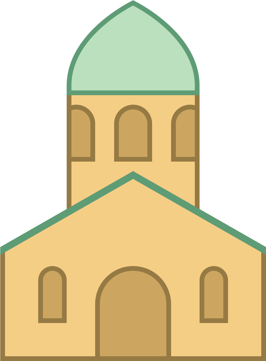 Jpg Freeuse Church Steeple Clipart - Icon (1600x1600), Png Download