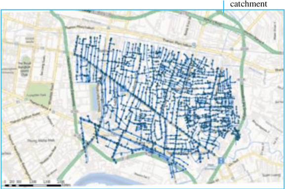 Areal Map Showing Sukhumvit, Bangkok Area Over Thailand - Metropolis Bangkok (850x382), Png Download