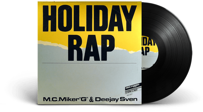 7" M.c. Miker G & Deejay Sven - Holiday Rap (760x539), Png Download