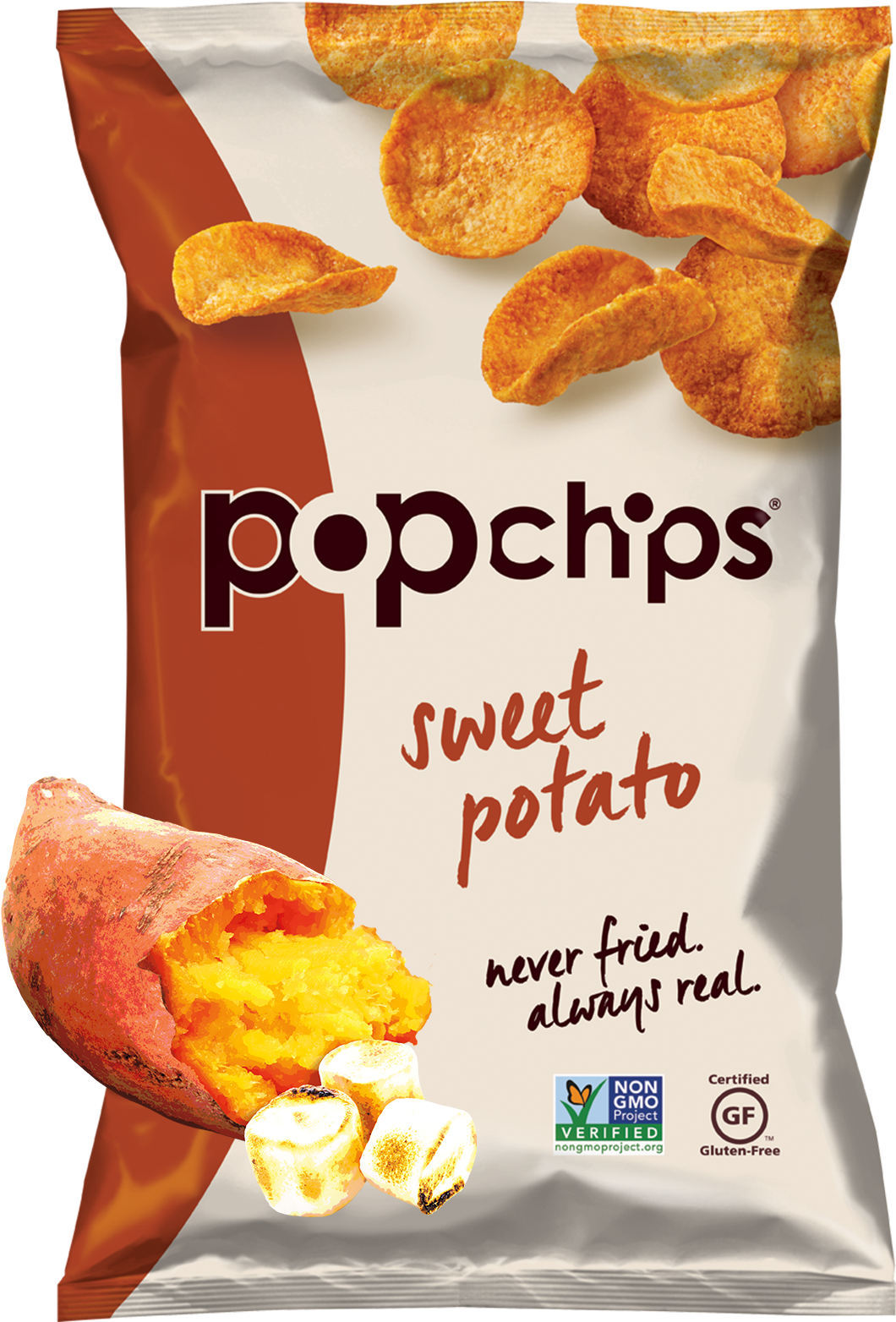 One Potato, Two Potato, Sweet Potato, Four - Popchips Sweet Potato Chips - 3.5 Oz. (1200x1600), Png Download