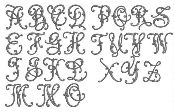 Flourish - Vine Font (1000x665), Png Download