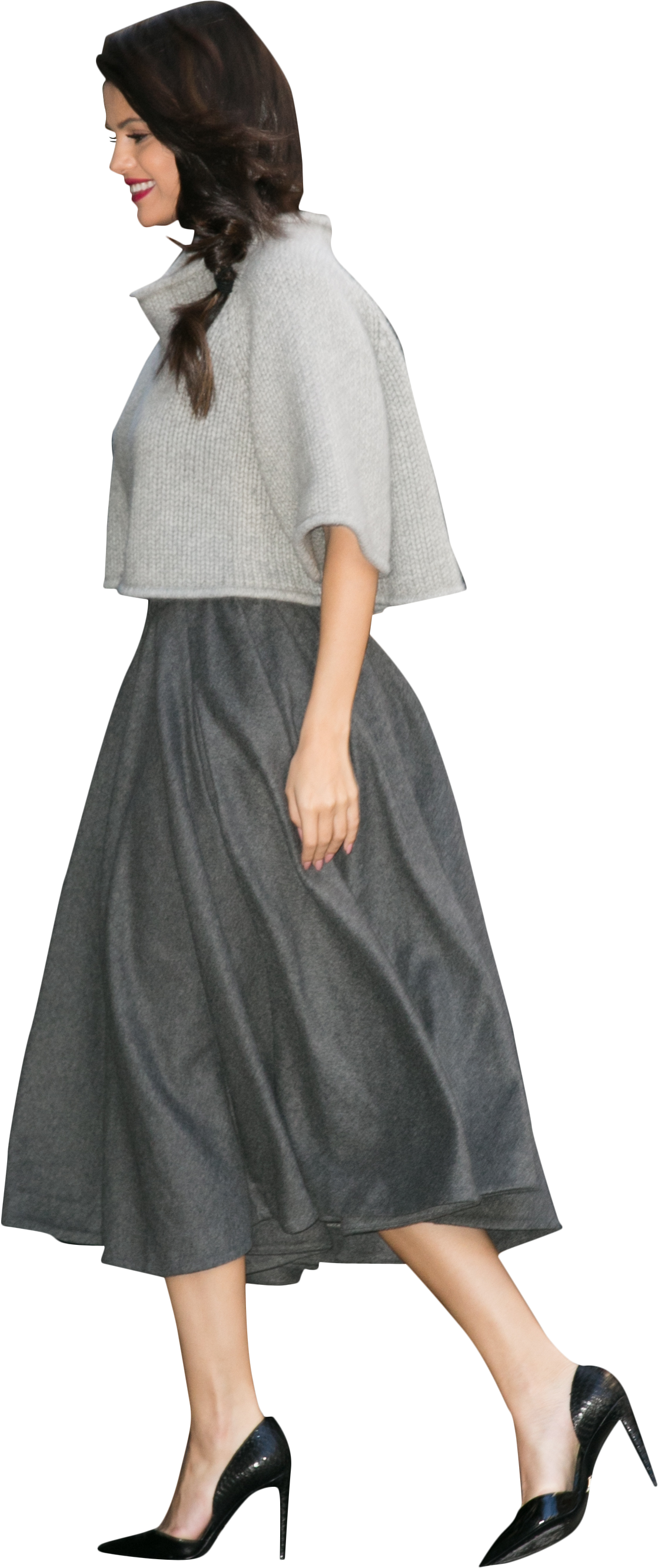 Dress Png, Gray Dress, Selena Gomez, Gray Dress Outfit, - Portable Network Graphics (2000x3000), Png Download