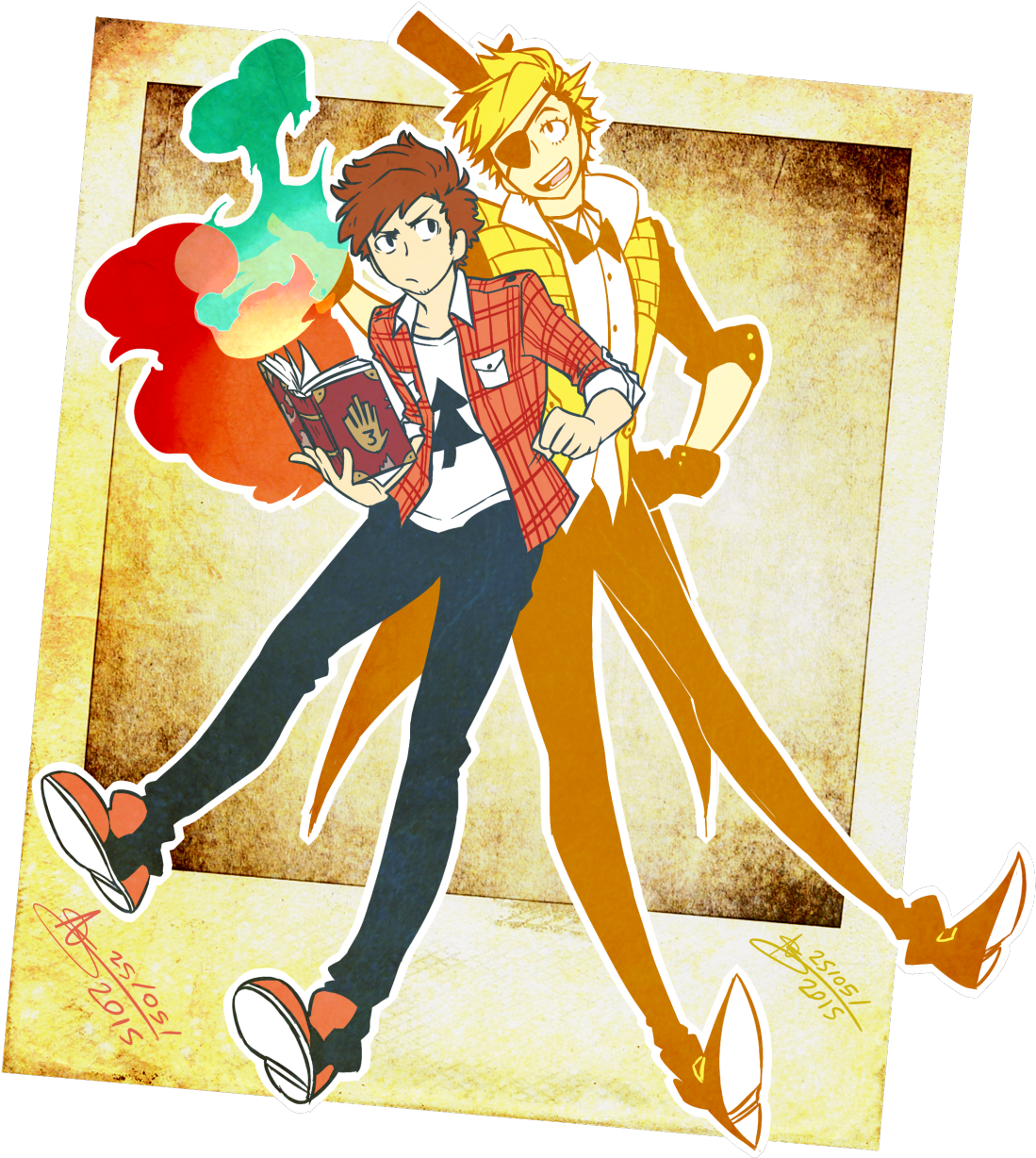 Gravity Falls,фэндомы,gf Арт,gf Art,bill Cipher,gf - Bill Cipher Human Fanart (1280x1280), Png Download