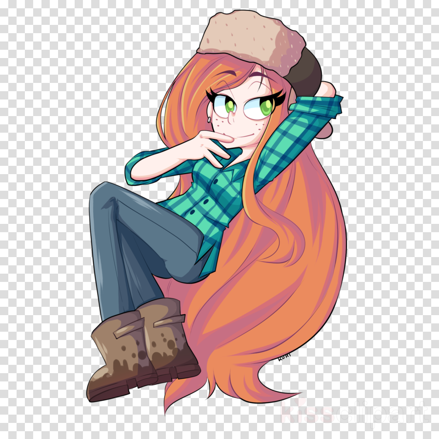 Gravity Falls Wendy Anime Clipart Wendy Dipper Pines - Gravity Falls Wendy Anime (900x900), Png Download