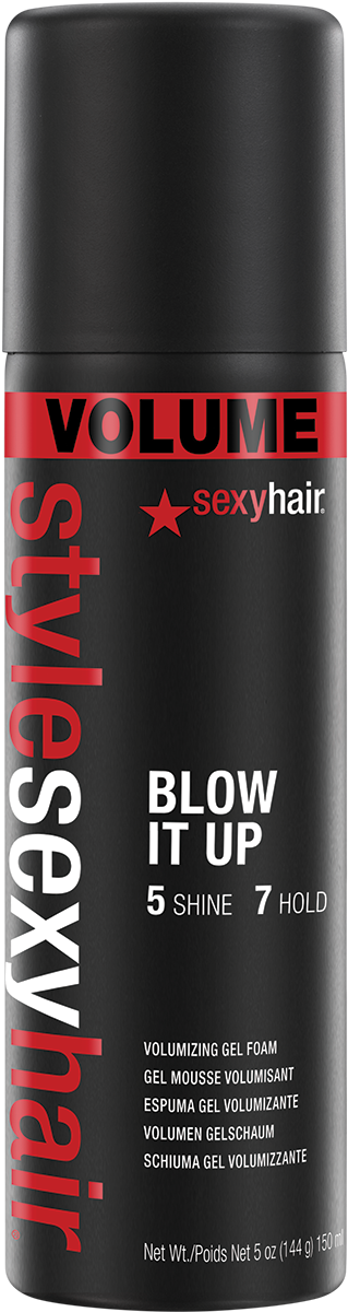 Sexy Hair Style Sexy Hair Blow It Up Favorite Heart - Sexy Hair Blow It Up Volumizing Gel Foam 5 Ounce (1200x1200), Png Download
