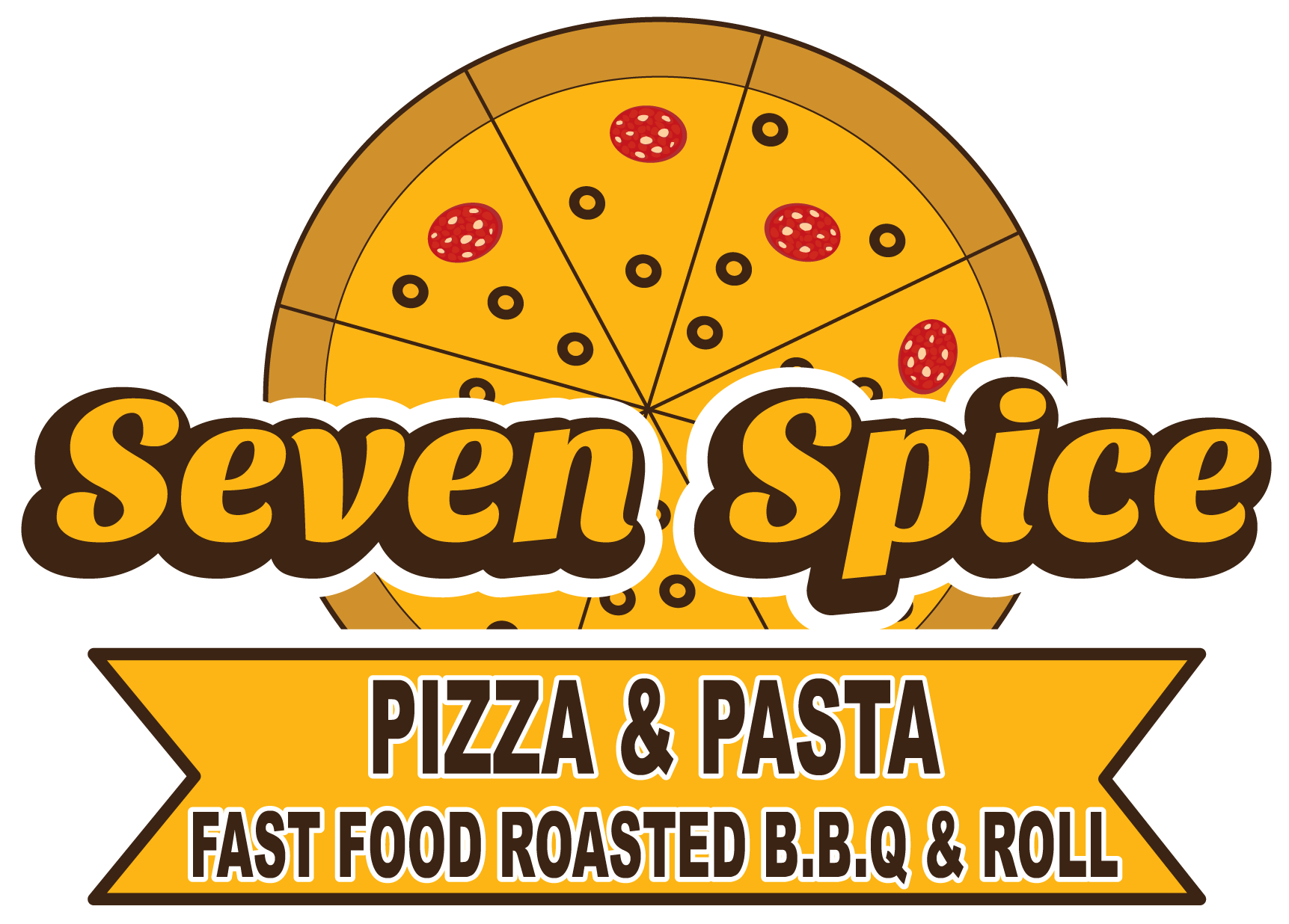 Pizza Pasta Fast Food Bbq Grill - Seven Spice Karachi (1723x1236), Png Download