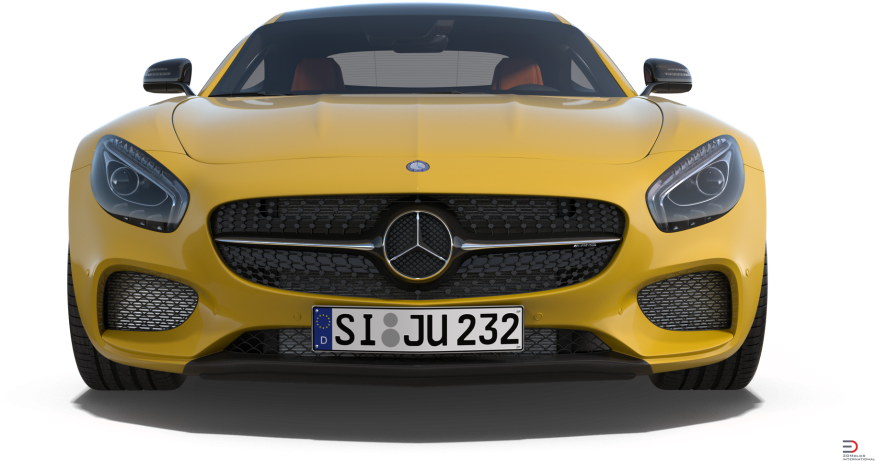 4 Mercedes Benz Amg Gt Royalty-free 3d Model - Mercedes Benz En 3d Png (920x517), Png Download