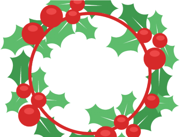 Free Christmas Wreath Svg (640x480), Png Download