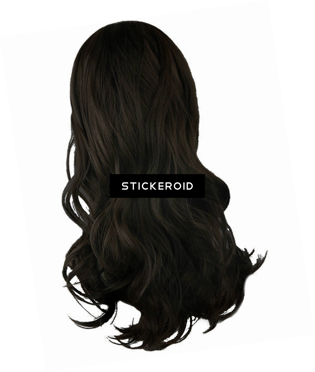 Women Hair - Cabello Negro Png Mujer (1191x1410), Png Download