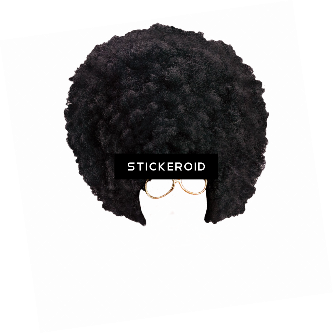 Afro Hair - Lace Wig (1155x1156), Png Download