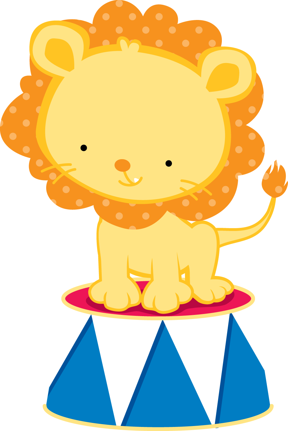 Circo Cute Png - Animales De Circo Dibujos (923x1381), Png Download