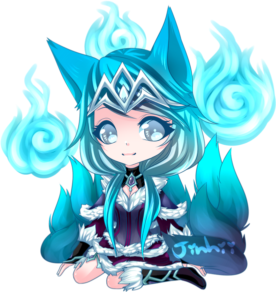 Ahri Images Commission Aeolis By Jinhii D92gwe2 Wallpaper - Wallpaper (600x600), Png Download