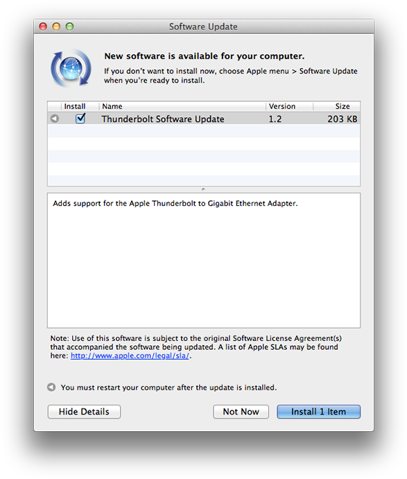 Thunderbolt Update - Software Update (600x704), Png Download