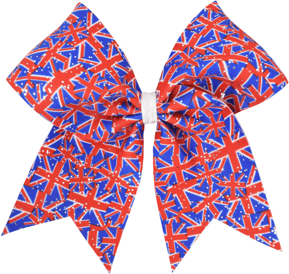 Great Britain I Love Cheer® Hair Bow - Triangle (1000x1000), Png Download