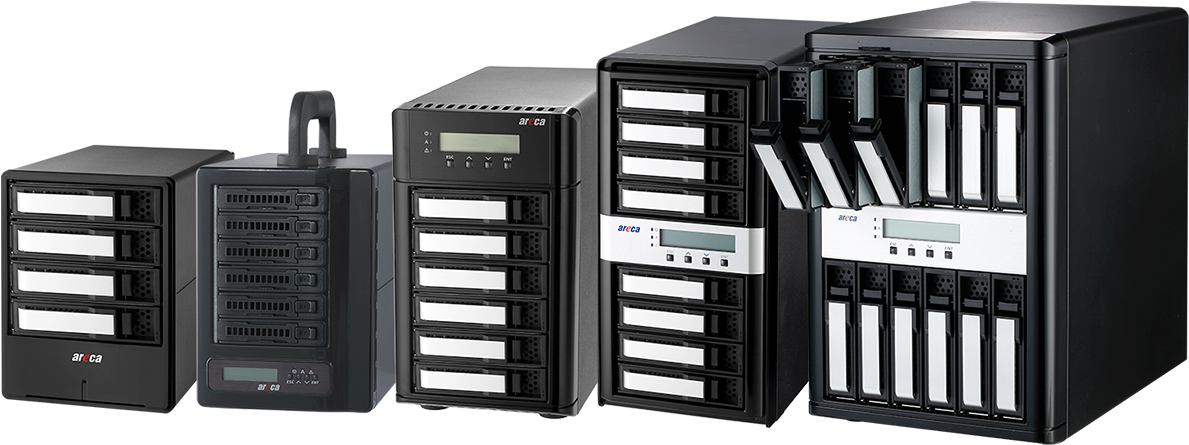 Areca Arc-8050t2 8-bay Thunderbolt 2 To 6gb/s Sas Raid (1200x450), Png Download