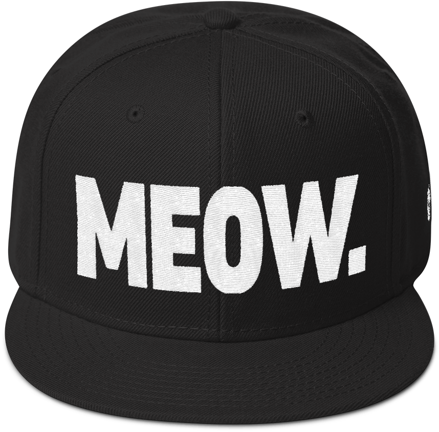 Hat - Meow - - Hat (1000x1000), Png Download