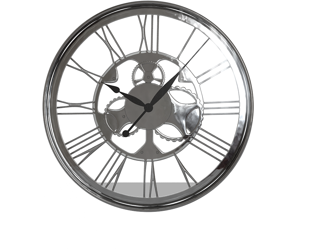 download wall clock gear horloge bois et metal blanc png image with no background pngkey com pngkey