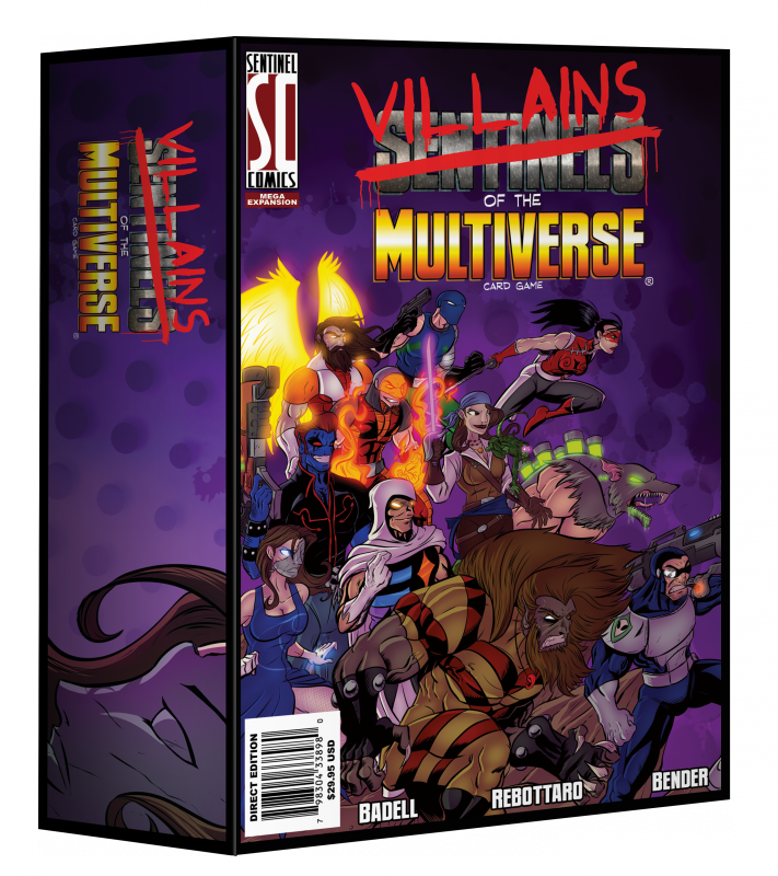 Villains Sentintels Of The Multiverse - Greater Than Games Sentinels Of The Multiverse: Villains (711x800), Png Download