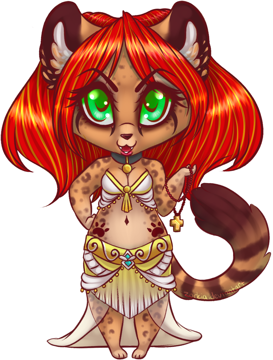 Zephara Chibben - Illustration (876x1155), Png Download