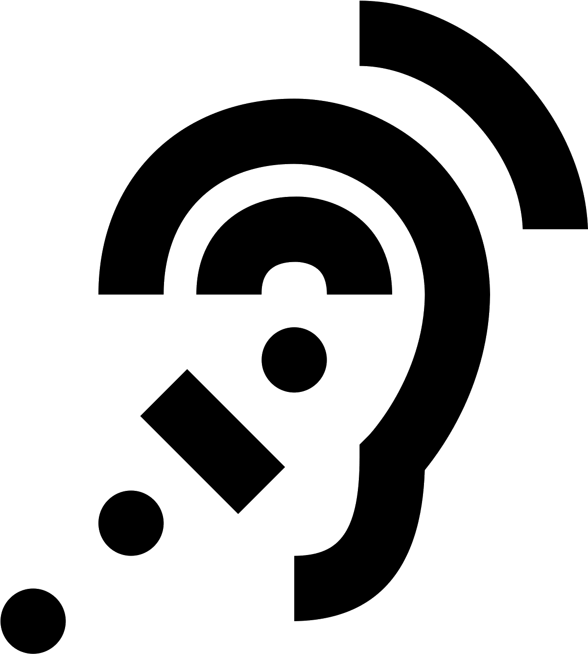 This Logo Is Shaped Like A An Ear Kind Of - Listen Icon (1600x1600), Png Download