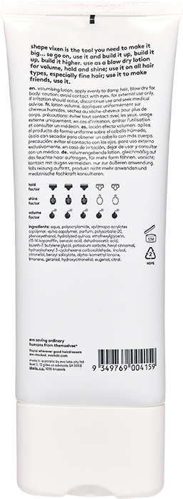 Evo Shape Vixen Volumising Lotion - Bioderma Sebium Global Png (600x750), Png Download