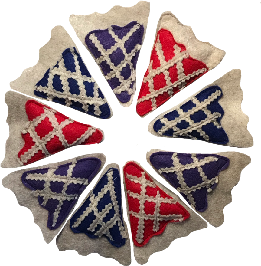 Five Bostons - Crochet (920x1024), Png Download